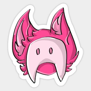 Pink slime pup Sticker